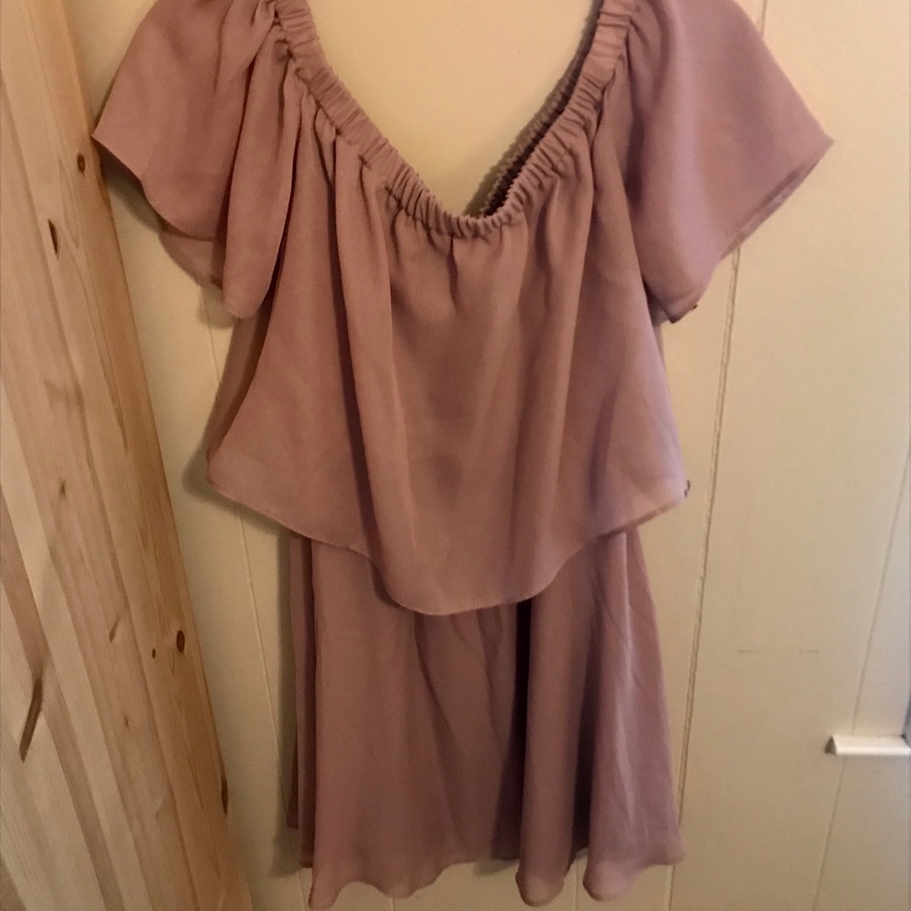 Blush pink color dress